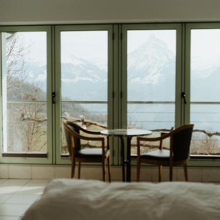 Hotel Sonne Amden Bagian luar foto