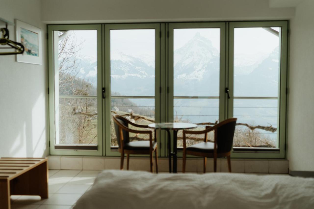 Hotel Sonne Amden Bagian luar foto