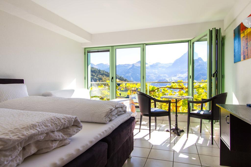 Hotel Sonne Amden Bagian luar foto