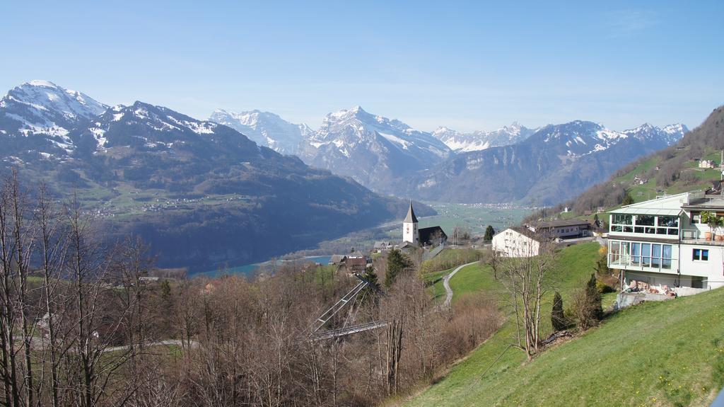 Hotel Sonne Amden Bagian luar foto